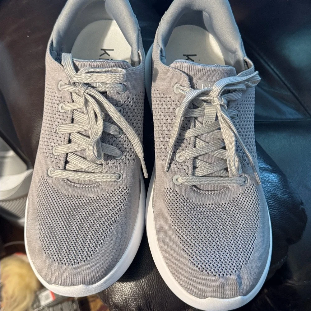 Kizik Lima Hands Free Lace Up Slip On Shoes Sneaker Gray Mens Size 13 - Picture 5 of 16